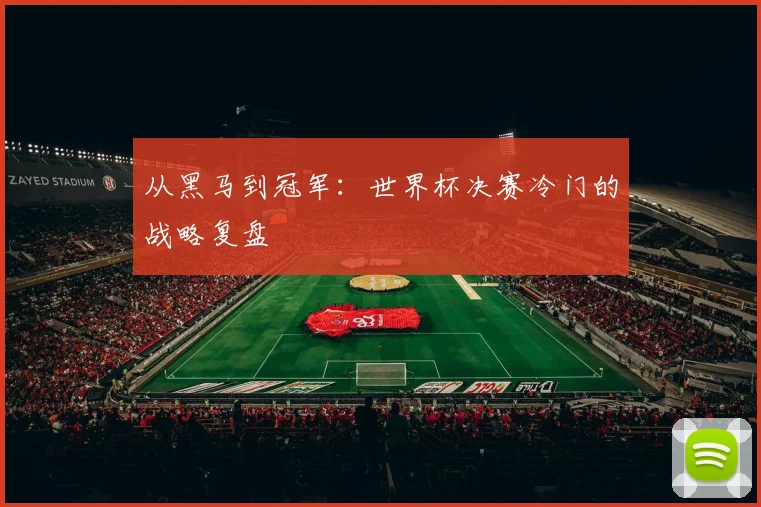 从黑马到冠军：世界杯决赛冷门的战略复盘